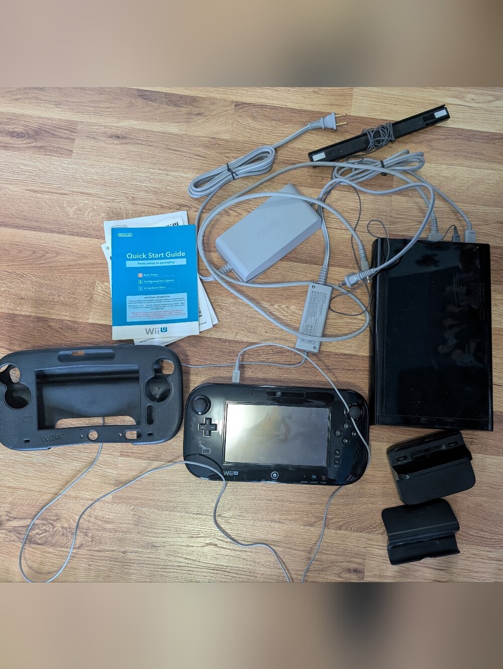 Nintendo Wii U Console Gamepad Bundle TESTED Complete